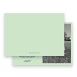 Navy on Mint "Merry Merry Merry " Holiday Card