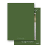 Mint on Green "Merry Merry Merry" Holiday Card