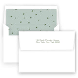 Mint on Green "Merry Merry Merry" Holiday Card