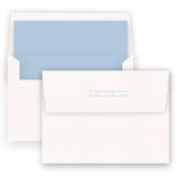 Natural and Blue "Merry Christmas" Holiday Card