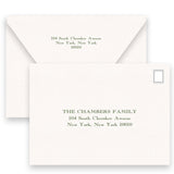 Natural and Green "Merry Christmas" Holiday Card