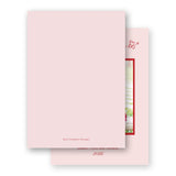 Pink & Red  "Fa, La, La, La " Holiday Card