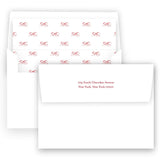 Pink & Red  "Fa, La, La, La " Holiday Card