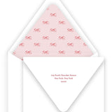 Pink & Red  "Fa, La, La, La " Holiday Card