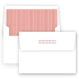 Red & Mint  "Merry Christmas " Holiday Card