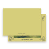 Yellow and Navy "Merry Christmas" Holiday Card