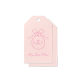 Custom Light Pink and Pink Foil Gift Tag