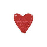 Valentine's Red Heart "Happy Valentine's Day" Tag