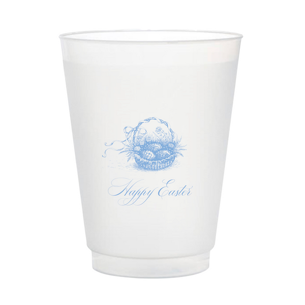 Foil Stamped Assorted "Happy Easter" Frosted Cup