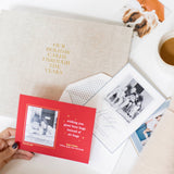Red Holiday Card Book by Sugar Paper