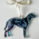 Black Labrador Acrylic Christmas Dog Ornament