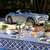 Azulejo Blue Tablecloth