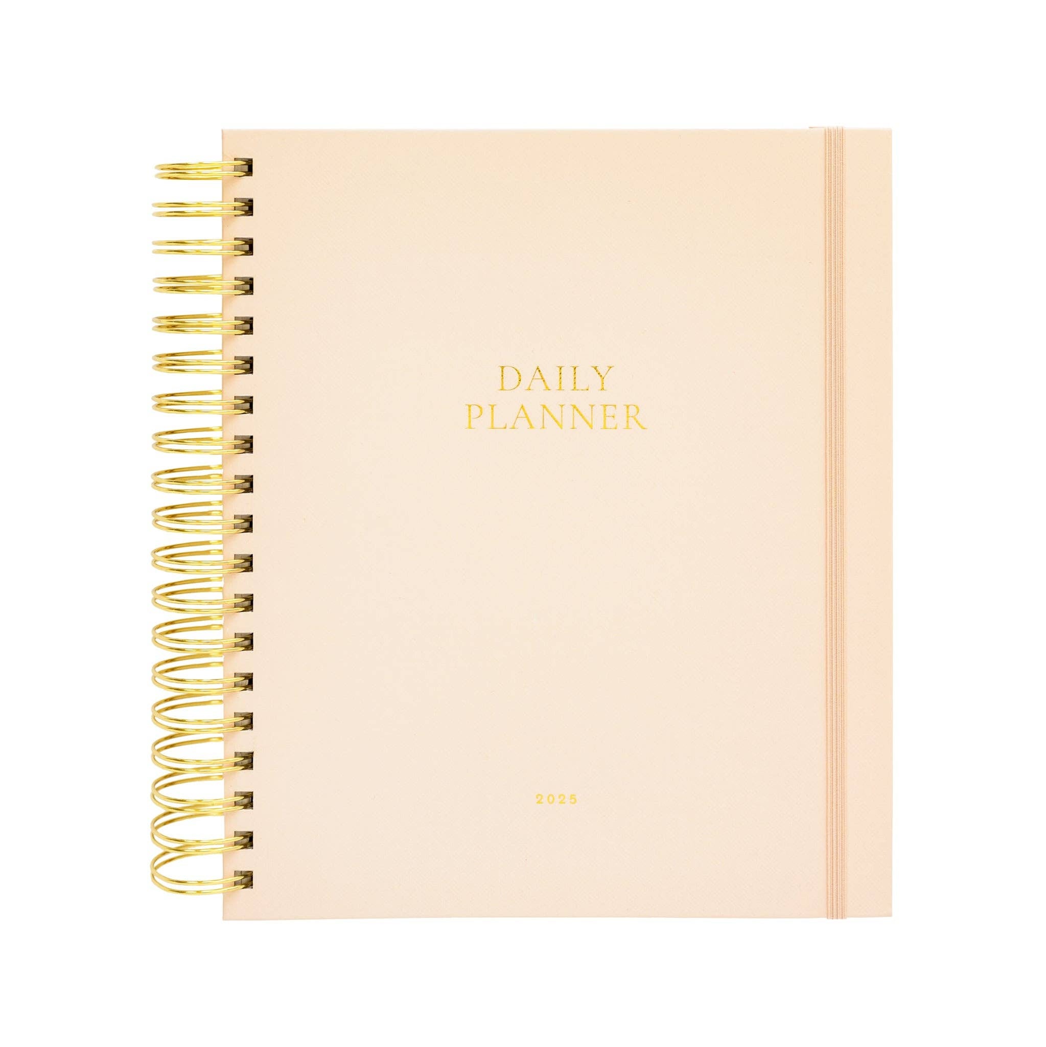 2025 Pale Pink Daily Spiral Planner by Sugar Paper