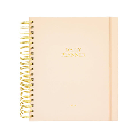 2025 Pale Pink Daily Spiral Planner by Sugar Paper