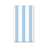 Sky Blue Cabana Stripe Guest Towels napkins