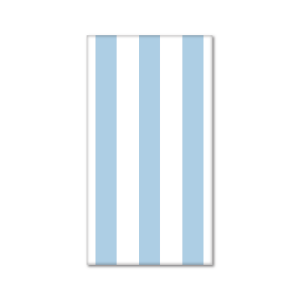 Sky Blue Cabana Stripe Guest Towels napkins