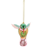 Glass Hummingbird Ornament