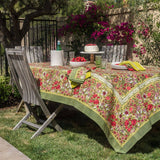 Jardin Red & Green | French Tablecloths