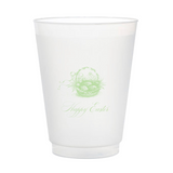 Foil Stamped Assorted "Happy Easter" Frosted Cup