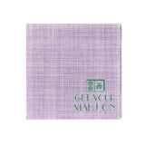 Lilac & Green "Get Your Mahj On" Mahjong Cocktail Napkin