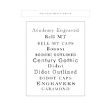 Men's Royal Blue Monogram with Double Border Stationery