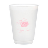 Foil Stamped Assorted "Happy Easter" Frosted Cup