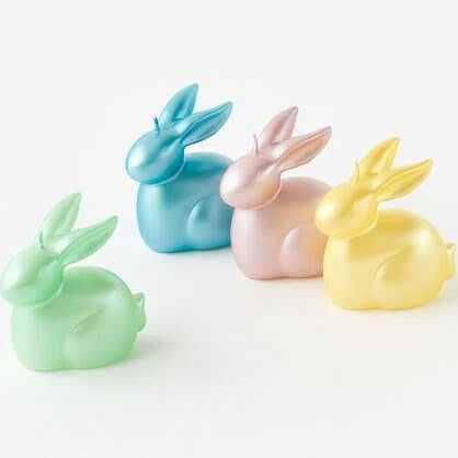 Easter Bunny wax candle for tabletop