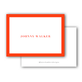 Simple Border Boy's Enclosure Card