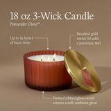 Thymes Pomander Clove 3-Wick Statement Candle 18oz