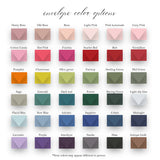 Deckled Edge Letterpress Ribbon Holiday Card