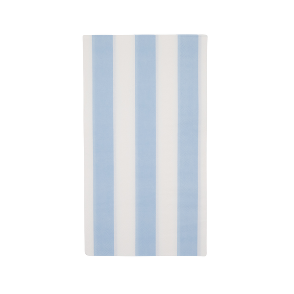 Sky Blue Cabana Stripe Guest Towels napkins