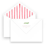 Watercolor Holly Holiday Card