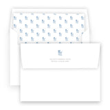 Vintage Blue Carriage Baby Shower Invitation