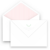 Green Watercolor Half Laurel Wreath Girls Baby Shower Invitation