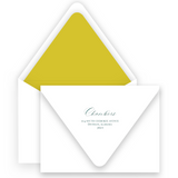 Chartreuse & Forest Green Portrait Holiday Card