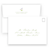 Watercolor Hydrangea Baby Shower Invitation