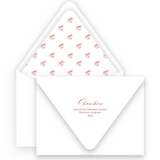 Red "Merry Christmas to All and to All a Good Night" Landscape Holiday Card