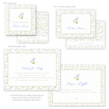 Watercolor Hydrangea Baby Shower Invitation