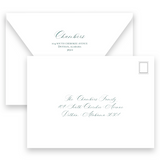 Chartreuse & Forest Green Portrait Holiday Card