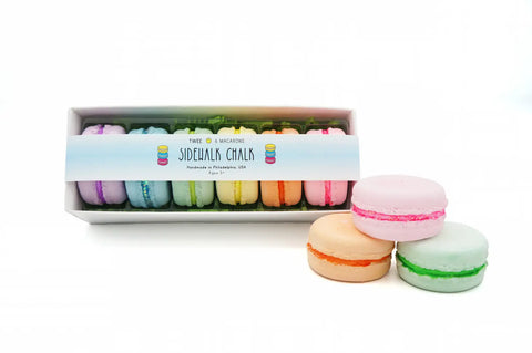 Petite Macaron Handmade Sidewalk Chalk Set