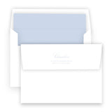 Blue Merry Merry Christmas Holiday Card