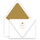 Gold "Peace on Earth" Portrait Holiday Card