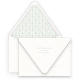 Simple Let Your Heart Be Light Mint Landscape Holiday Card
