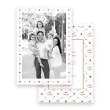 Watercolor Rocking Horse Portrait Holiday Card