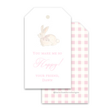Hoppy Valentine's Day Gift Tag