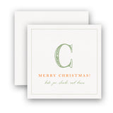 Sketch Style Holiday Enclosure Card