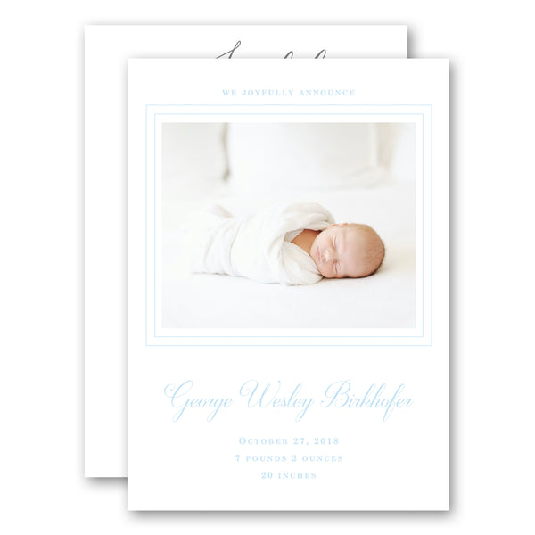 Joyful Holiday Card / Birth Announcement