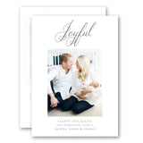 Joyful Holiday Card / Birth Announcement