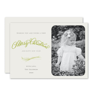 Merry & Happy Holiday Card