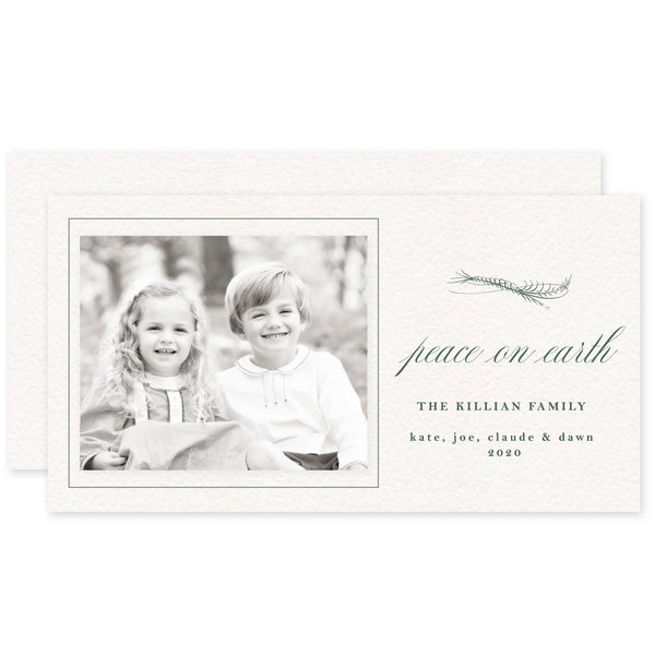 Peace on Earth Holiday Card (Slim)